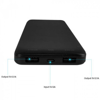Devia Power Bank Smart Speed Series Dual USB Black 10,000 mAh
