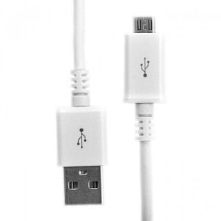 Procell Cablu USB MicroUSB Alb (1m)